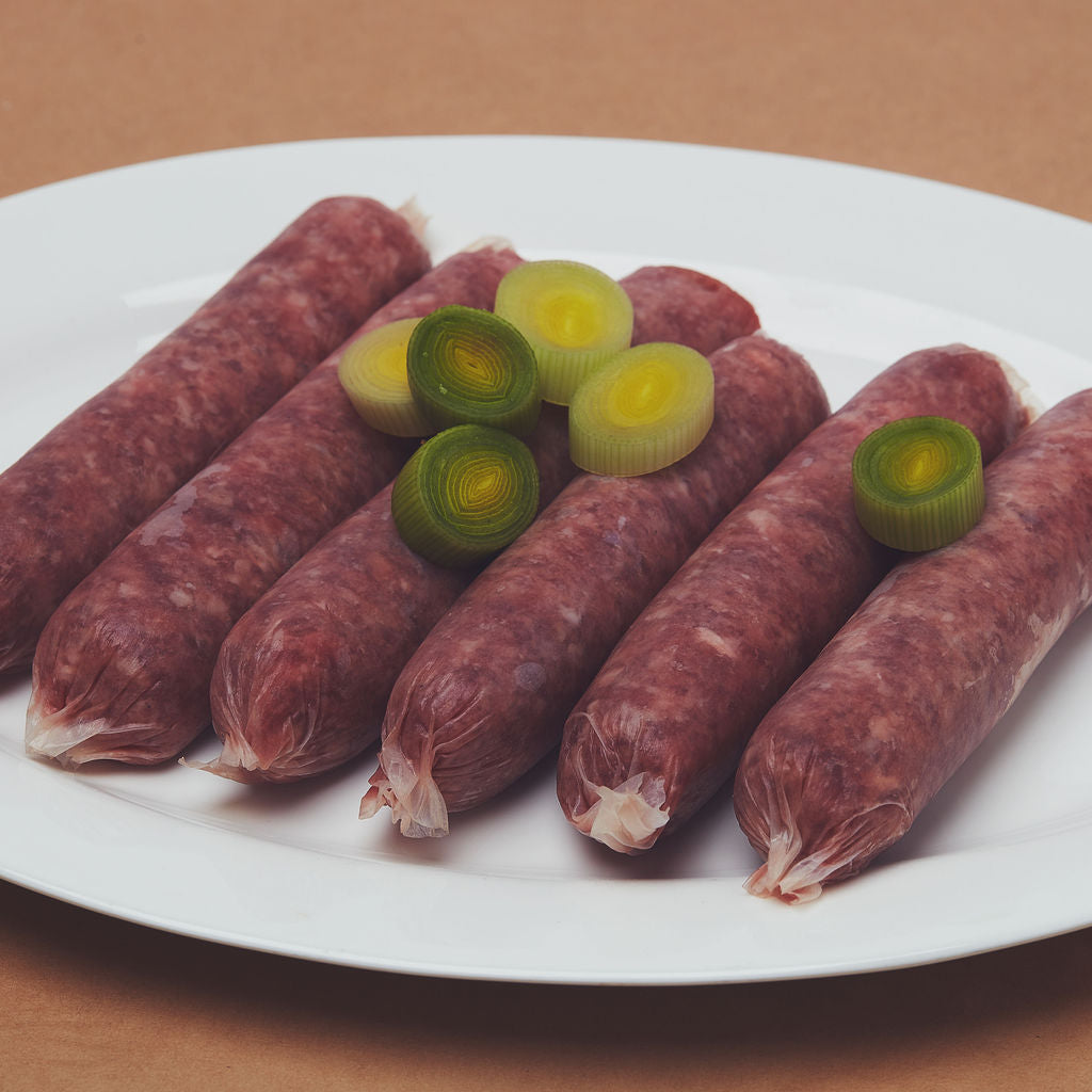 Traditional Pork Sausages - Plain, Leek, Chilli, Apple or Fennel
